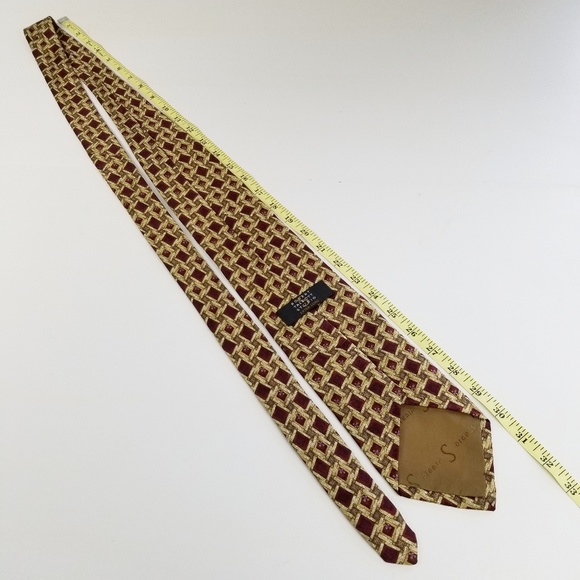 Robert Talbott Studio Extra Long Silk Print Tie - Picture 3 of 5